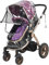 YJZQ Universal Regenschutz für Kinderwagen Staubhülle für Buggy und Sportwagen Falrbar Leicht Ungiftiger Regenverdeck Transparent Regen Abdeckung Staubschutz Einfache Montage-Schadstofffrei