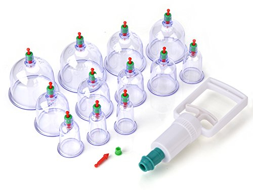 Schröpftherapie-Set, Saugnäpfe, Schröpfmassage, Vakuum-Schröpfgerät, Medizinische Therapie, Traditionelles Chinesisch