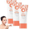 Gluta Whitening Lazy Cream, Whitening Facial Cream, Whitening Lazy Moisturizing Cream, Orange Exfoliating Whitening Gel (3PCS)
