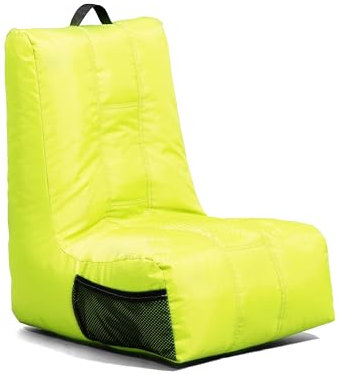 Big Joe Video Lounger Bean Bag Chair, Lime Punch Smartmax, Durable Polyester Nylon Blend, 2 feet