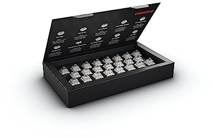 CHERRY MX RGB SPEED SILVER Switch Kit, 23 Mechanische Tastatur-Schalter, für DIY, Hot Swap oder Gaming-Keyboard, Linearer Switch ohne Klick, Schnell & Direkt