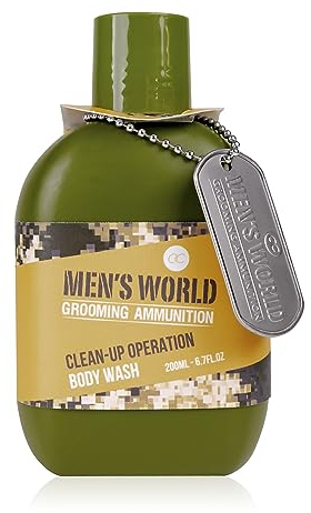 Accentra Duschgel MEN'S WORLD im coolen Camouflage Look inkl, 200 ml Duschgel und Hundemarke