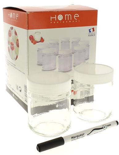 Pot de yaourtières par 8 pour Yaourtiere