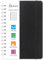 Wiisdatek Graph Paper Notebook, Spiral Graph Grid Notebook with 100gsm Thick Graph Paper, Medium 5.75'' × 8.38'', Hardcover, Double-Wire, Inner Pocket(Black)