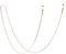 PIPJOY Premium Stainless Steel Eyeglasses Chain, Slim Titanium Alloy Sunglasses Holder, Eyewear Strap Holders Around Neck (Rose Gold)