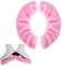 Hemore Eislaufklingenabdeckungen, 1 Paar 36 cm weiche Plüsch -Eisschuster, Skating -Slicer -Schutzwächter für Hockeyfiguren Eisschläger (Rosa)
