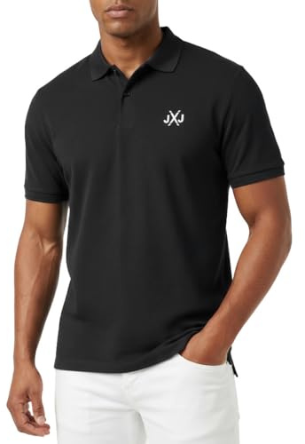 JACK & JONES Infinity Herren Poloshirt Rise Infinity Polohemd Kurzarm Shirt Tap Shoe L