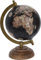 Globus Weltkugel Landkarte Dekoration Weltkarte Atlas Beige/Schwarz 19x13cm A400 (Schwarz)