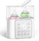 Baby Bottle Warmer, PASUIDU 9-in-1 Multi Functional Baby Milk Warmer Fast Baby Food Heating & Defrost, Double Bottle Sterilizer with Timer and 24 Hour Appointment for Breastmilk or Formula Warme