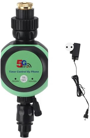 Qcwwy WiFi-Sprinkler-Timer, Haushalts-Bewässerungs Maschine WiFi-Fernbedienung Intelligentes Bewässerungs Gerät Intelligente Steuerung des Zeit Gesteuerten Irrigators auf (EU-Stecker