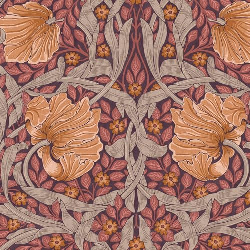 William Morris At Home Pimpernel Plum Vliestapete 10mx52cm | | Einfach anzubringen und zu Entfernen 1005 x 52