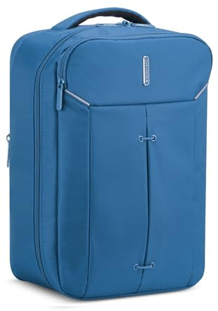 RONCATO IRONIK 2.0 Ryanair Reiserucksack 40x25x15/20 cm Erweiterbar - Denim