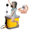 LZAHSH Douche Chauffante De Camping, 36l Douche éLectrique Portable Eau Chaude Thermostatique 60° Auto-AmorçAnte Douche D'ExtéRieur avec Roues, pour Le Camping, La Voiture, La Plage