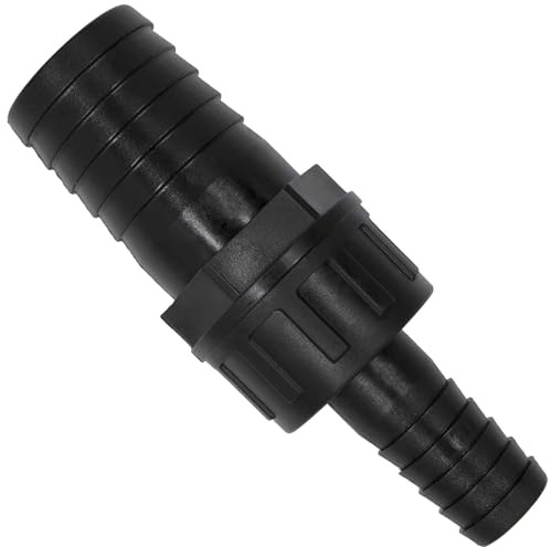 MegaHaustechnik Schlauchverbinder Reduzierung, 40 x 25mm, Kunststoff | Trinkwasser geeignet, Mehrteilige Verschraubung mit Dichtung, Schlauchtüllen-Außendurchmesser 40mm auf 25mm reduziert