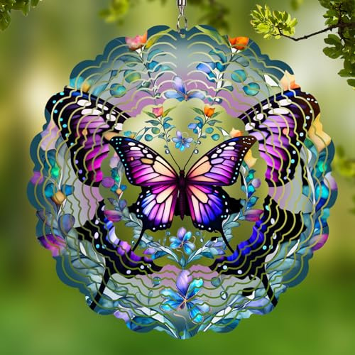 Cawalap Wind Spinners Outdoor Butterfly - Birthday Gifts for Women