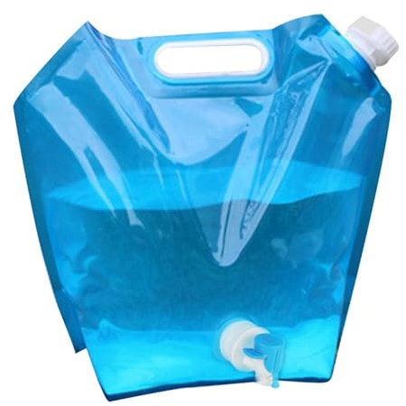 Sac D'eau Pliable,5L/10L D'eau Pliables Avec Robinet, Eau Potable Conteneur,d'eau Pliable Conteneur D'eau,Réutilisables Bidon D'eau Pliables Pour Camping Plein Air Randonnée Pique-Nique Barbecue