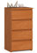 Home Collective Kommode mit 4 Schubladen Kommode Schlafzimmer Flur Wohnzimmer Organizer Kommode mit Schubladen 40 cm breit 74 cm hoch | Erle Highboard Sideboard Mehrzweckschrank Schrank schmal