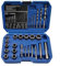 aleawol 26pcs Stripped Bolt Removal Tool Set, Locking Wheel Nut Removal Tool Impact Bolt Extractor Sets with Drill Bits Easy Out Screw Extractor Set for Damaged Stripped Broken Lug Nut Bolts