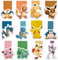 YFCHOTI 12pcs Magnetische Lesezeichen Set für Kinder, Niedliche Cartoon-Anime Magnet Bookmarks Bücherlesezubehör, Mitgebsel Kleine Geschenke für Freunde, Lehrer, Schüler Einschulung und Schulanfang