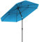 Outsunny Sombrilla Terraza Exterior 233x233 cm Sombrilla de Jardín con Ángulo Ajustable Impermeable Poste de Aluminio Varillas de Fibra de Vidrio y Manivela Parasol para Patio Terraza Azul
