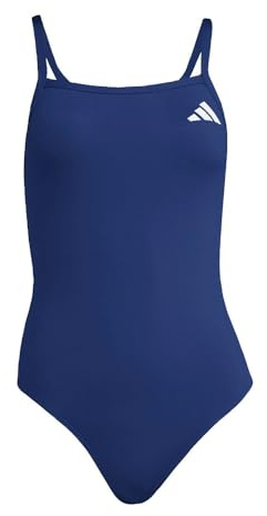 adidas Women's Badeanzug mit dünnen Trägern und V-förmigem Rückendesign