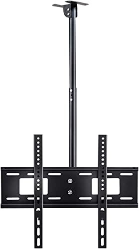 WOTZOV Verstellbare, neigbare TV-Wand- und Deckenhalterung für 26- bis 55-Zoll-LCD-Flachbildschirme, passend für Fernseher an der Decke von 19 bis 39 Zoll, neig-/schwenkbare TV-
