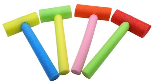 Marteau Enfant - Jouet de Martelage Bébé - Jeu Interactif 4 Pièces en Mousse Colorée Sûre Stimulateur Sensoriel pour Salle de Jeux Maternelle Intérieur