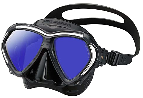 Tusa Paragon taucherbrille tauch-maske - schwarz/silber