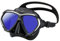 Tusa Paragon taucherbrille tauch-maske - schwarz/silber