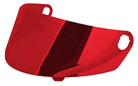 NEXX X.G100 XG100 Racer Visier Ersatz Windschutzscheibe Shield Clear Tint Silver (Iridum Red)