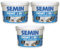 Semin - Enduit 2 en 1 Multifonctions - Joint et Lissage Plaque de Plâtre - Intérieur - Seau de 7 kg (Lot de 3)