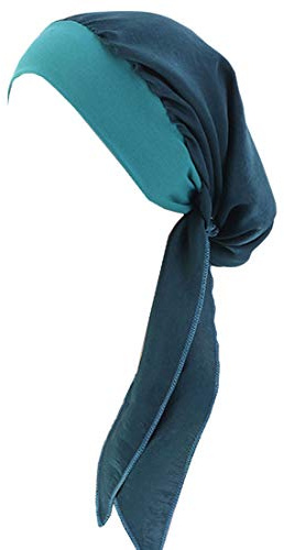 YONKOUNY Kopfbedeckung Chemo Damen Elegante Sommer Elastic Bandana Kopftuch Wrap Headscarf Beanie Hut Kopftuch Schal Turban für Haarverlust Krebs Chemotherapie (#6)