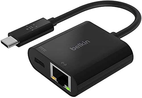 Belkin INC001BK-BL USB-C a Ethernet + Adaptador de Carga