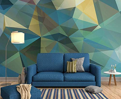 Tapete 3D Fototapete 3D Effekt Wandbilder XXL Geometrische Formen Foto Tapeten 3D Effekt Vliestapete Wandtapete Wandbild 3D Wanddeko