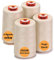 New brothread - 28 Optionen - 4 Große Konen 5000M Allzweck Polyester Nähgarn 40S/2 (Tex27) zum Nähen, Quilten, Patchwork, Serger und Overlock - Cream