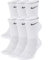 Nike U NK Everyday Cush Crew 6PR-BD, Calzini Uomo, White/(Black), XL
