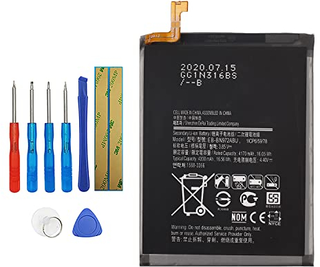 Vvsialeek EB-BN972ABU Batterie de rechange compatible avec Samsung Galaxy Note 10+ Note 10 Plus N975F SM-N975F SM-N975U SM-N9750 avec kit d'outils gratuit