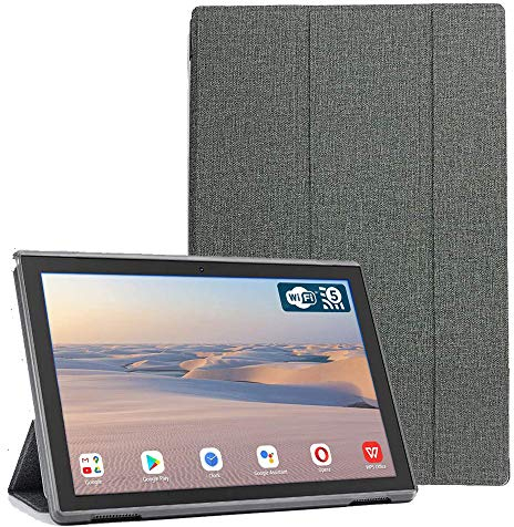 C/N Hülle für YESTEL T5, Leicht PU Leder Folio Ständer Schutzhülle Etui Case für YESTEL T5 10 Zoll Tablet, Grau