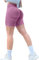 Memoryee Kurze Leggings Damen Push Up Booty Sport Nahtlose Shorts Hintern Heben Hohe Taille Bauchkontrolle Yogahose/A-Light Rose Red/M
