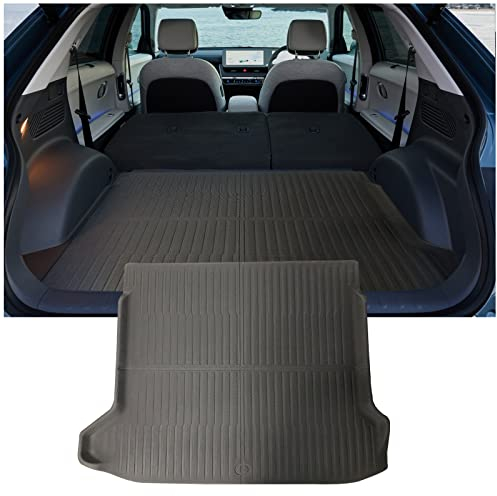 YEE PIN Kofferraummatte Kompatibel mit Hyundai Ioniq 5 2021-2025, Gummi Kofferraumwanne Ioniq 5 Gummimatte Laderaumschale Schutzmatte Rutschfester Antirutschmatten Ioniq 5