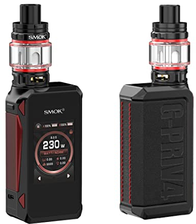 SMOK G-PRIV 4 Kit |230W G Priv 4 Mod With Full-color Touch screen Mod and 6.5 ml TFV 18 Mini Tank V18 Mini Coils V9 Mesh Coil No Nicotine