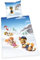 Herding Paw Patrol Bettwäsche-Set, Kopfkissenbezug 80 x 80 cm, Bettbezug 135 x 200 cm, Mit Knopfverschluss, 100% Baumwolle/Flanell, Mehrfarbig