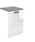 BELINI | Habillage de Porte Lave Vaisselle | Meuble Lave Vaiselle I Accessoire pour Lave-Vaisselle Cuisine | 1,6 x 60 x 71,5 cm I Couleur: Blanc très Brillant