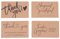 Sxdluzi 120 StüCke Exquisite Dankeskarten Kraftpapier, für Kleine Unternehmen, WertschäTzungskarten, Geschenk Dekorations Karten