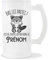 Planetee Chope de bière Prénom personnalisable Raton Laveur bas les pattes | Verre pinte de bière idée cadeau personnalisé drôle et original pour collègue de travail famille et amis