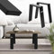 ML-Design 2er Set Tischbeine Loft 44x42 cm, Schwarz, Profil 8x2 cm, Stahl, Industriedesign, U-Form, Metall Tischgestell scandic, Tischkufen Tischuntergestell Möbelfüße Bankkufen Bankgestell Bankbeine