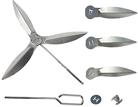 CDIYTOOL 2 Set 18-1/2-Inch Grills One Touch Cleaning System Kit 47 cm for Weber 90992 3618 7443 307443 307408 90719 for Charcoal Grill/Kettle Grills Replacement Parts 7444