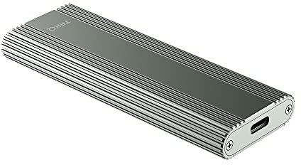 Boîtier TEKQ M.2 NVME SSD, USB 3.1 Gen 2 (10 Gbps) Compatible Uniquement avec Les NVMe PCIe 2280 jusqu'à 950 Mo/s en Lecture/écriture. Compatible avec Thunderbolt 3, Thunderbolt 4 et USB 4