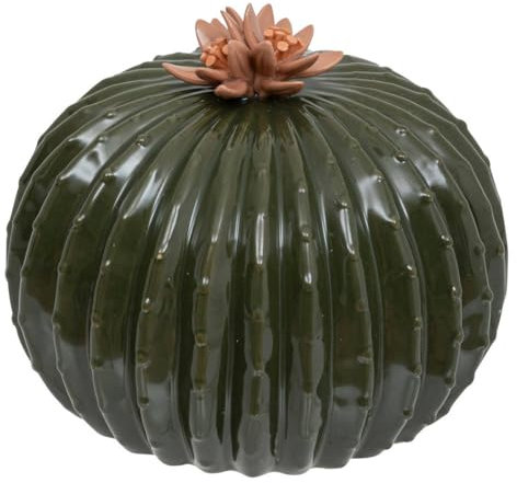 Atmosphera - Cactus de cerámica Deco h15cm Verdigris