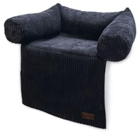 Designed by Lotte Couchkissen Ribbed - Hundekissen - Anthrazit -